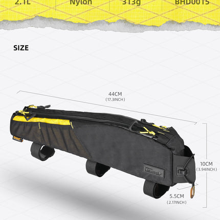 2.1l Triangle top tube bag - Wilderness Series