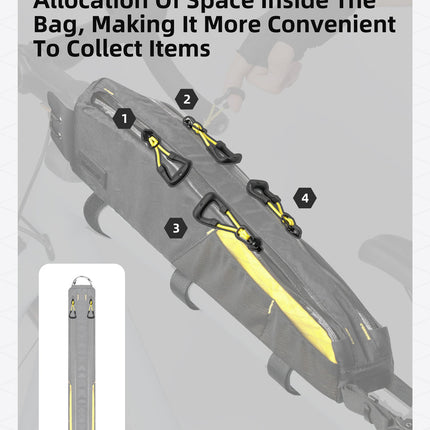 2.1l Triangle top tube bag - Wilderness Series