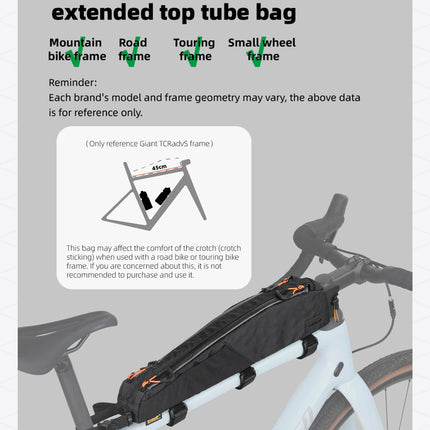 2.1l Triangle top tube bag - Wilderness Series
