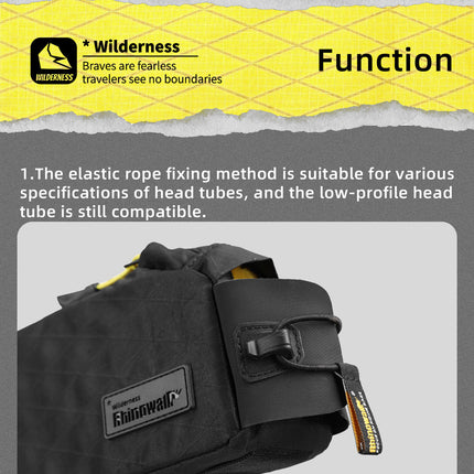 2.1l Triangle top tube bag - Wilderness Series