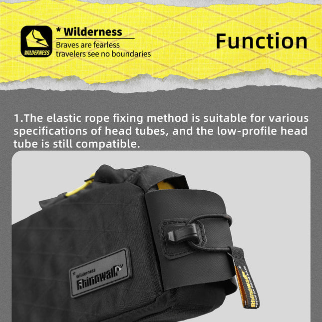2.1l Triangle top tube bag - Wilderness Series