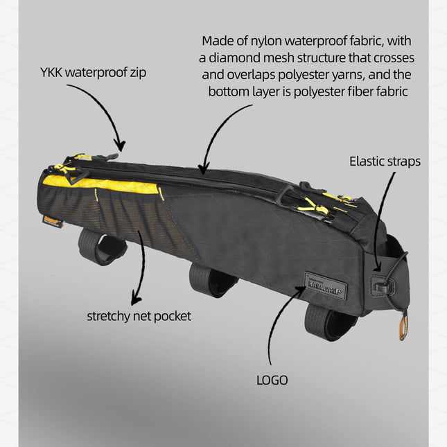 2.1l Triangle top tube bag - Wilderness Series