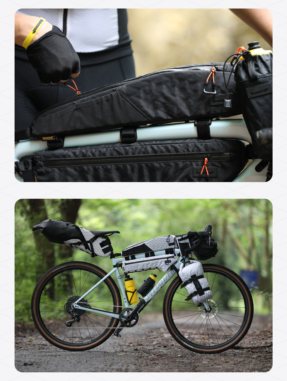 2.1l Triangle top tube bag - Wilderness Series