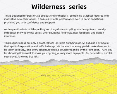 2.1l Triangle top tube bag - Wilderness Series