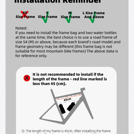 2.4l Triangle Frame Bag-Wilderness Series