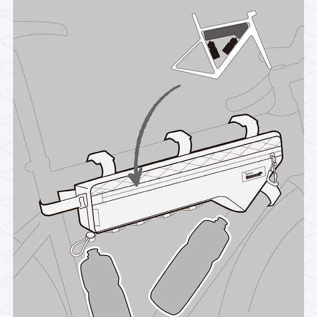 2.4l Triangle Frame Bag-Wilderness Series