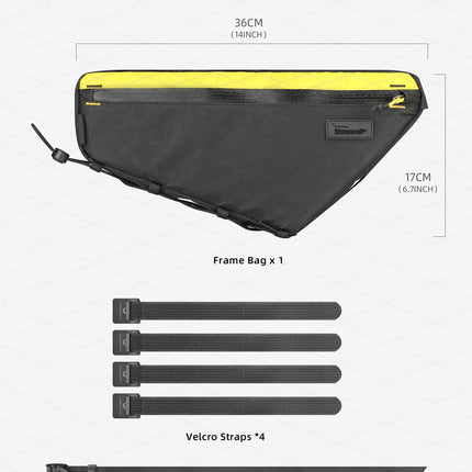 2.9l Triangle frame bag-Wilderness Series -L