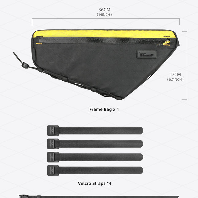 2.9l Triangle frame bag-Wilderness Series -L