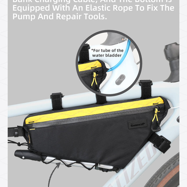 2.9l Triangle frame bag-Wilderness Series -L