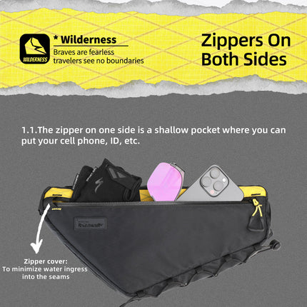 2.9l Triangle frame bag-Wilderness Series -L