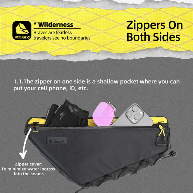 2.9l Triangle frame bag-Wilderness Series -L
