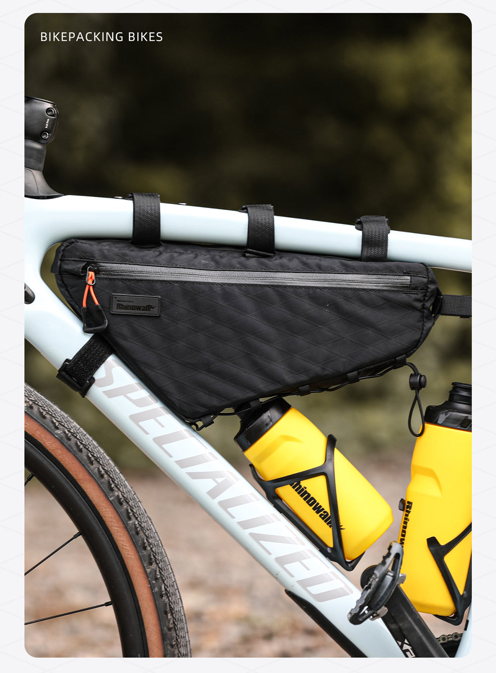 2.9l Triangle frame bag-Wilderness Series -L