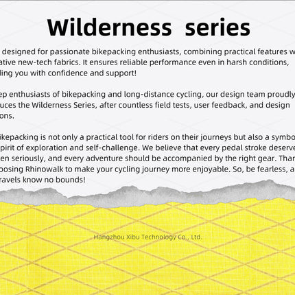 2.9l Triangle frame bag-Wilderness Series -L