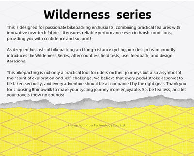 2.9l Triangle frame bag-Wilderness Series -L