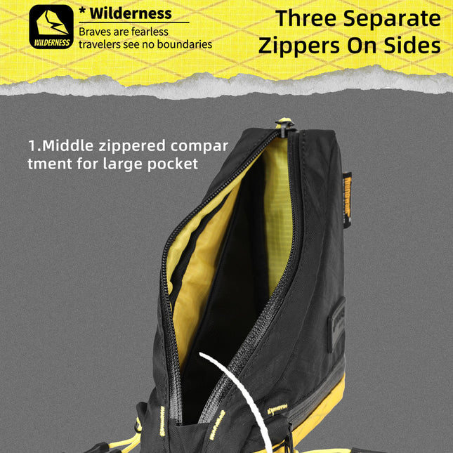 0.9l Triangle tube bag mini-Wilderness Series