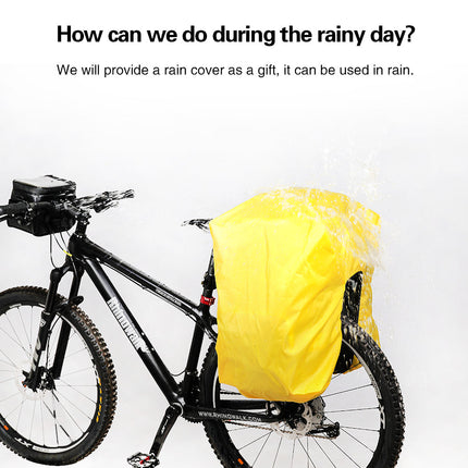 3 in 1 Bicycle Pannier Carrier Pack