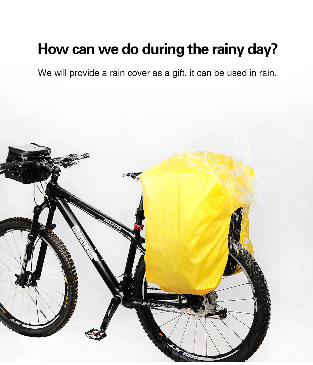 3 in 1 Bicycle Pannier Carrier Pack