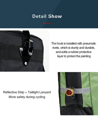 3 in 1 Bicycle Pannier Carrier Pack