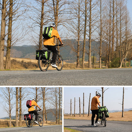 3 in 1 Bicycle Pannier Carrier Pack