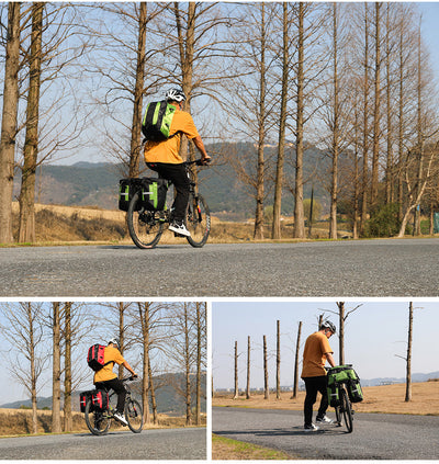 3 in 1 Bicycle Pannier Carrier Pack