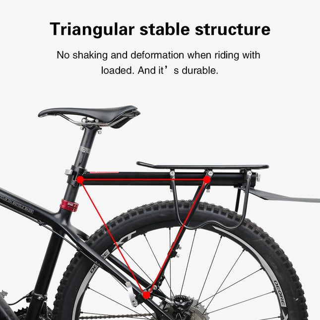 Quick Release Rear Rack Cargo Carrier
