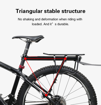 Quick Release Rear Rack Cargo Carrier