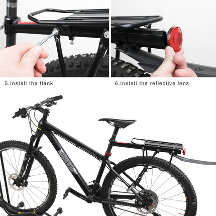 Quick Release Rear Rack Cargo Carrier