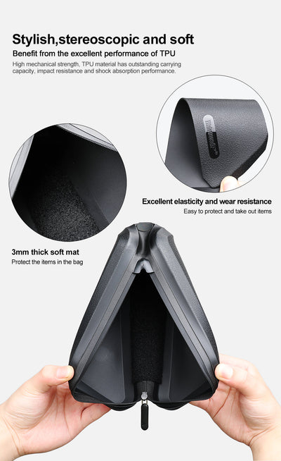 1.5 Liter Waterproof TPU Bike Top Tube Bag -K30