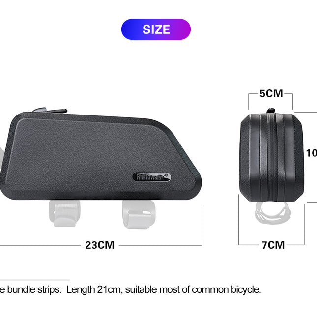 1.5 Liter Waterproof TPU Bike Top Tube Bag -K30