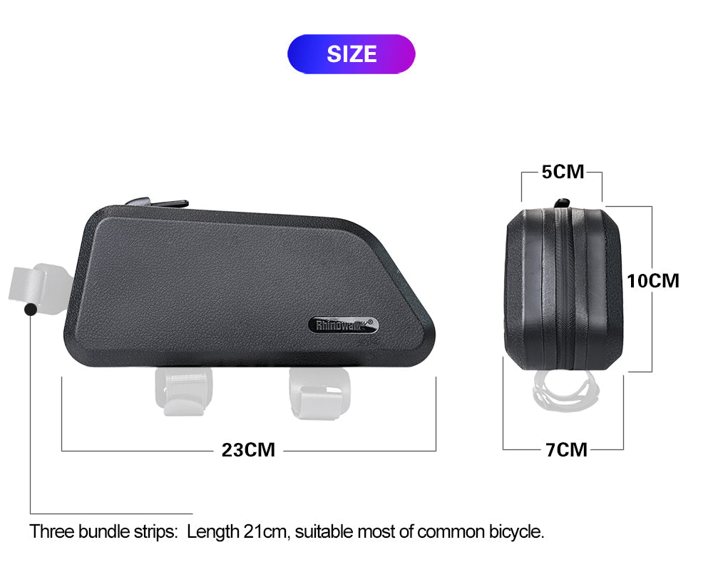 1.5 Liter Waterproof TPU Bike Top Tube Bag -K30