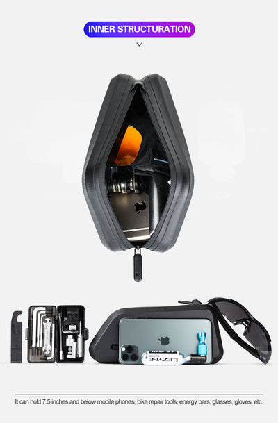 1.5 Liter Waterproof TPU Bike Top Tube Bag -K30