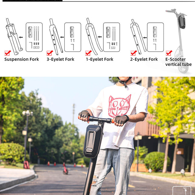 Quick Release Escooter Bag