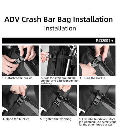 Mechanic Series -6L Waterproof crash bar bags