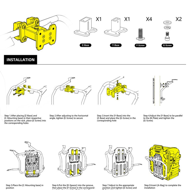 35L Motorcycle Side Bag – Quick Release Waterproof Saddlebag