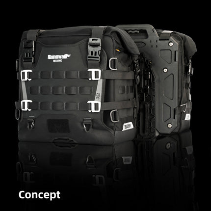 35L Motorcycle Side Bag – Quick Release Waterproof Saddlebag