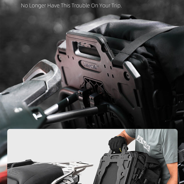 35L Motorcycle Side Bag – Quick Release Waterproof Saddlebag