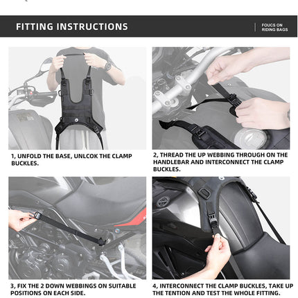 Universal Tank Bag Mounting Base