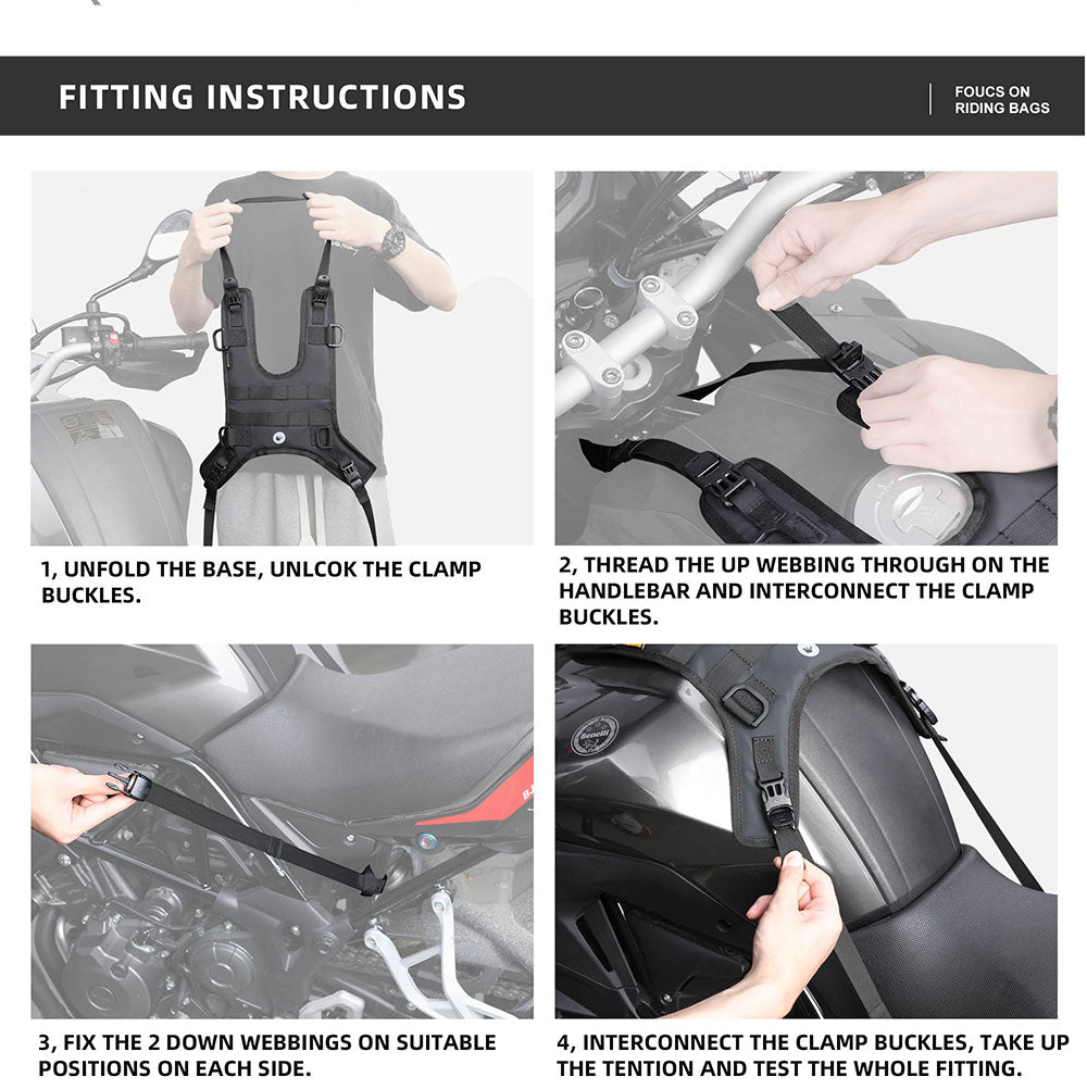 Universal Tank Bag Mounting Base