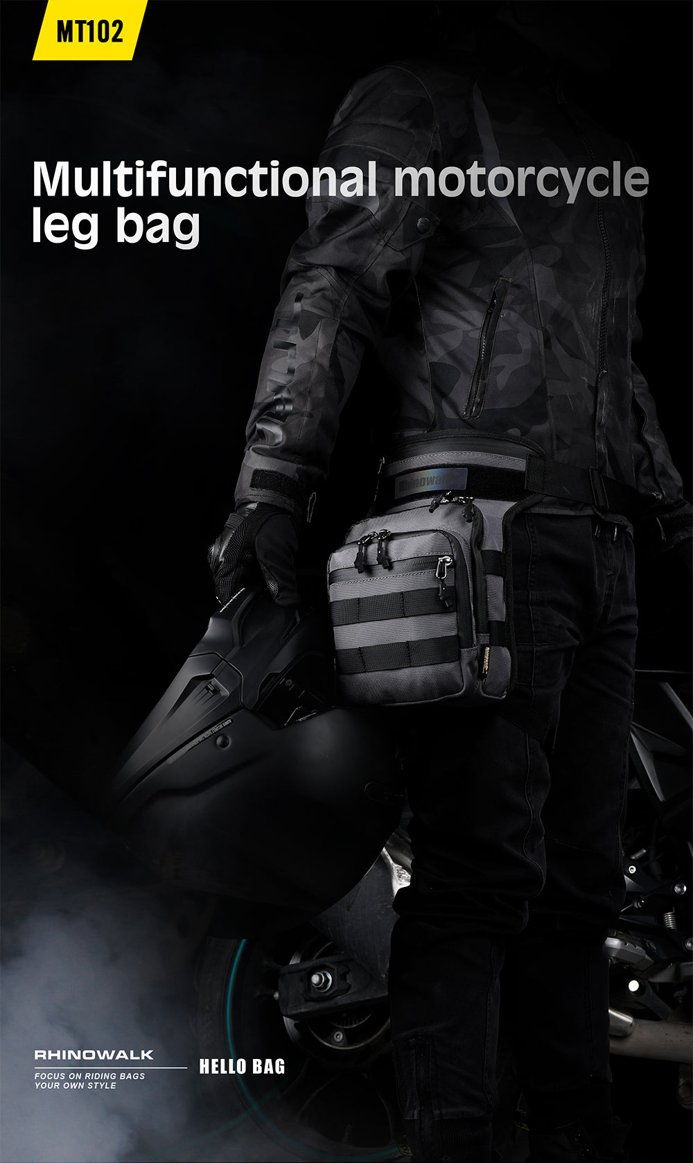 Motorcycle Tactical Drop Leg Bag