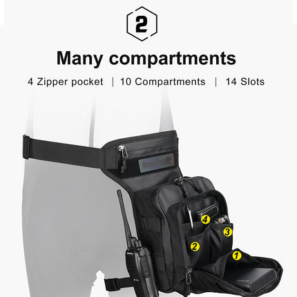 Motorcycle Tactical Drop Leg Bag