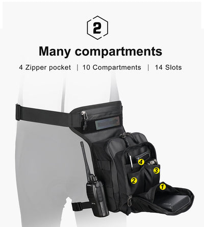 Motorcycle Tactical Drop Leg Bag