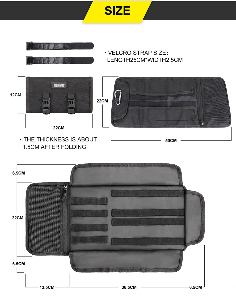 Motorcycles Heavy Duty Tool Bag Wrap