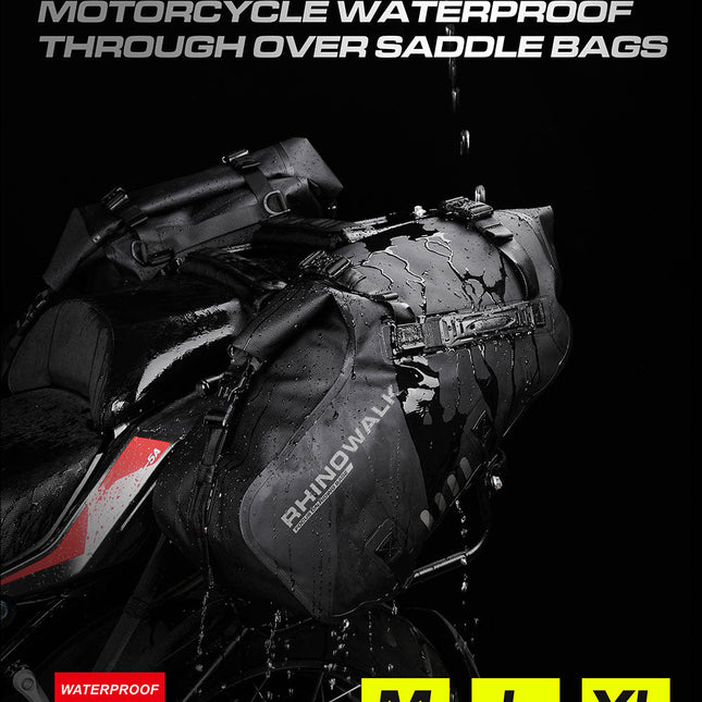 Waterproof Motorcycle Pannier Side Bag 18/28/48L - Pair/Rackless