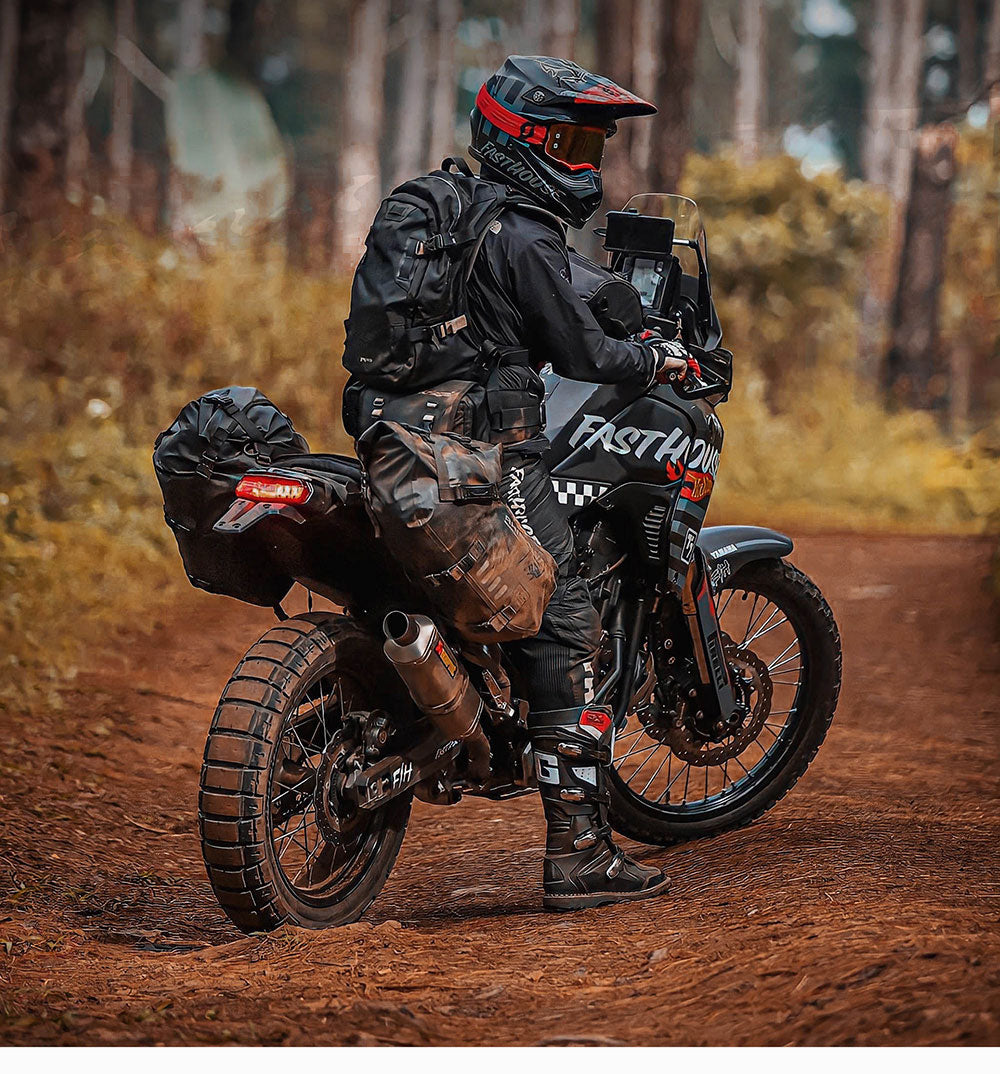 Waterproof Motorcycle Pannier Side Bag 18/28/48L - Pair/Rackless