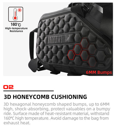 Waterproof Motorcycle Pannier Side Bag 18/28/48L - Pair/Rackless