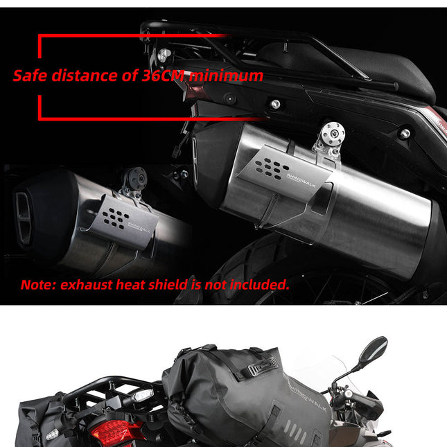 Waterproof Motorcycle Pannier Side Bag 18/28/48L - Pair/Rackless