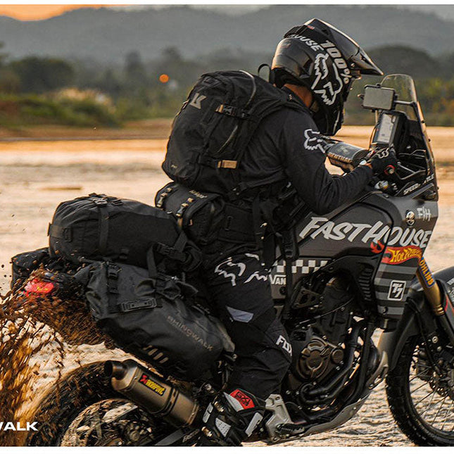 Waterproof Motorcycle Pannier Side Bag 18/28/48L - Pair/Rackless