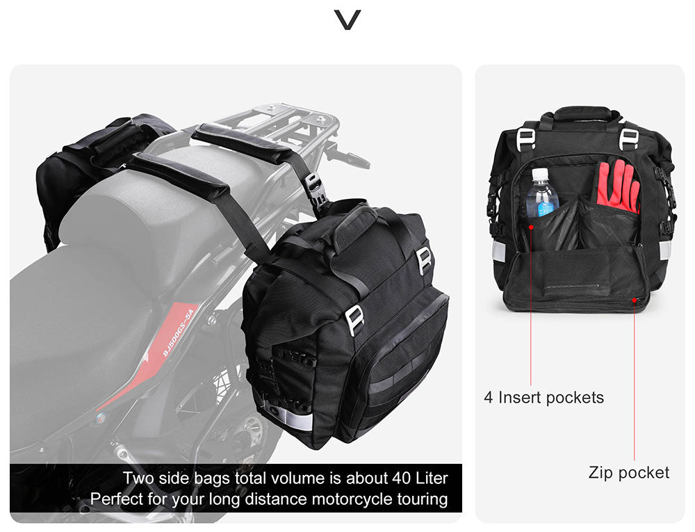 20L Motorcycle Side Bag