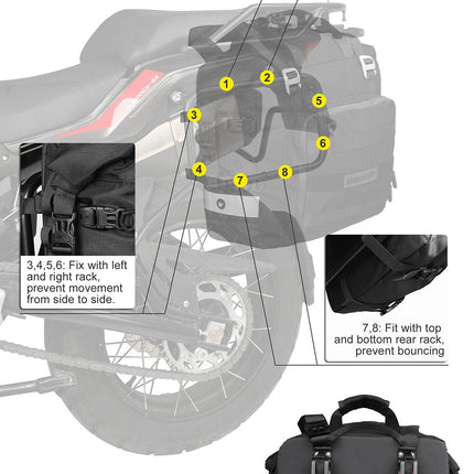 20L Motorcycle Side Bag