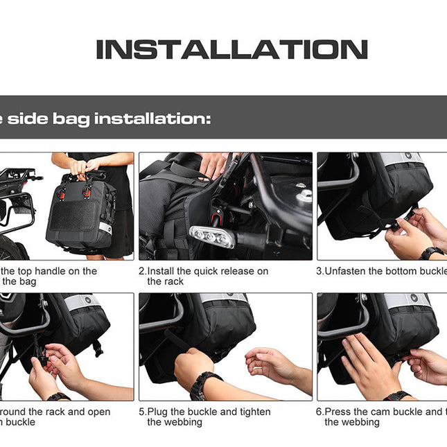 20L Motorcycle Side Bag